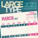 Large Type Square Wall Calendar 2022 - Book