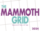 Mammoth Grid Square Wall Calendar 2024 - Book