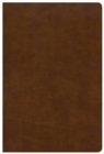 NKJV Large Print Ultrathin Reference Bible Black Letter Edition, British Tan LeatherTouch - Book