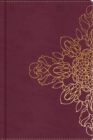 Burgundy with Floral Motif, Journal - Book