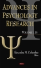 Advances in Psychology Research : Volume 125 - Book