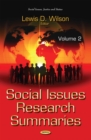 Social Issues Research Summaries (with Biographical Sketches). Volume 2 - eBook