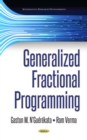 Generalized Fractional Programming - eBook