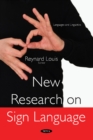 New Research on Sign Language - Book