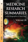 Medicine Research Summaries. Volume 20 - eBook