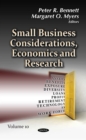 Small Business Considerations, Economics and Research. Volume 10 - eBook