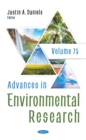 Advances in Environmental Research. Volume 75 - eBook