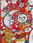 arte Huichol inspirado libro de colorear actividad divertida para la familia para adultos para ninos por el artista Grace Divine - Book