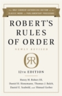 Robert's Rules of Order Newly Revised, 12th edition - Book