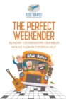 The Perfect Weekender Sunday Crossword Omnibus 50 Easy Puzzles for Brain Help - Book