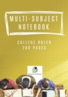 Multi-Subject Notebook College Ruled 200 Pages - Book