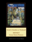 Artist's Garden at Vetheuil : Monet cross stitch pattern - Book