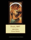 Fruit, 1897 : Alphonse Mucha cross stitch pattern - Book