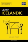 Learn Icelandic - Quick / Easy / Efficient : 2000 Key Vocabularies - Book