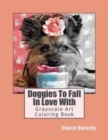 Doggies To Fall In Love With : Grayscale Art Coloring Book - Book