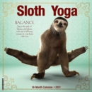Sloth Yoga 2021 Wall Calendar - Book