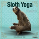 Sloth Yoga 2021 Mini Wall Calendar - Book