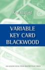 Variable Key Card Blackwood - Book