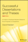 Successful Dissertations and Theses : A Guide to Graduate Student Research from Proposal to Completion - Book