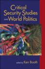 Critical Security Studies and World Politics - Book