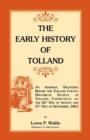 The Early History of Tolland - Book
