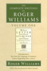 The Complete Writings of Roger Williams, Volume 1 - Book