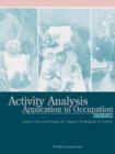 Activity Analysis : Application to Occupation - Book