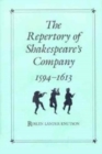 The Repertory of Shakespeare's Company, 1594-1613 - Book