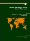 Occasional Paper No 85; Thailand : Adjusting to Success : Current Policy Issues - Book