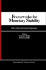 Frameworks for Monetary Stability  Policy Issues and Country Experiences : Policy Issues and Country Experiences, Papers Presented at the 6th Seminar on Control Banking - Book