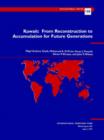 Kuwait : From Reconstruction to Accumulation for Future Generations - Book