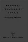 Database Transaction Models for Advanced Applications - Book
