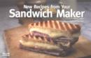 New Recipes From Your Sandwich Maker - Book
