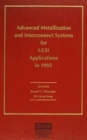 Advanced Metallization and Interconnect Systems for ULSI Applications in 1995: Volume 11 - Book