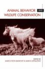 Animal Behavior and Wildlife Conservation - Book