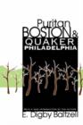 Puritan Boston and Quaker Philadelphia - Book
