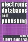 Electronic Databases and Publishing - Book
