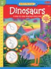Dinosaurs : A Step-by-Step Drawing and Story Book - Book