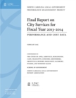 Final Report on City Services for Fiscal Year 2013-2014 : Performance and Cost Data - Book