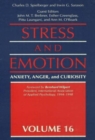 Stress And Emotion : Anxiety, Anger, & Curiosity - Book