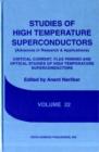 Critical Current, Flux Pinning and Optical Studies of High Temperature Semiconductors - Book