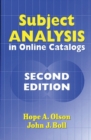 Subject Analysis in Online Catalogs, 2nd Edition - Book