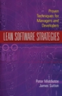 Lean Software Strategies : Proven Techniques for Managers and Developers - Book