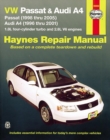 Volkswagen VW Passat (1998-2005) & Audi A4 1.8L turbo & 2.8L V6 (1996-2001) Haynes Repair Manual (USA) - Book