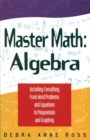 Master Math : Algebra - Book