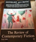 Review of Contemporary Fiction : VIII, #3: Novelist as Critic - Book