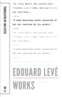 Edouard Leve: Works - Book