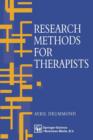 Research Methods for Therapists - Book