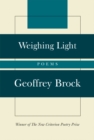 Weighing Light : Poems - Book