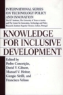 Knowledge for Inclusive Development - Book